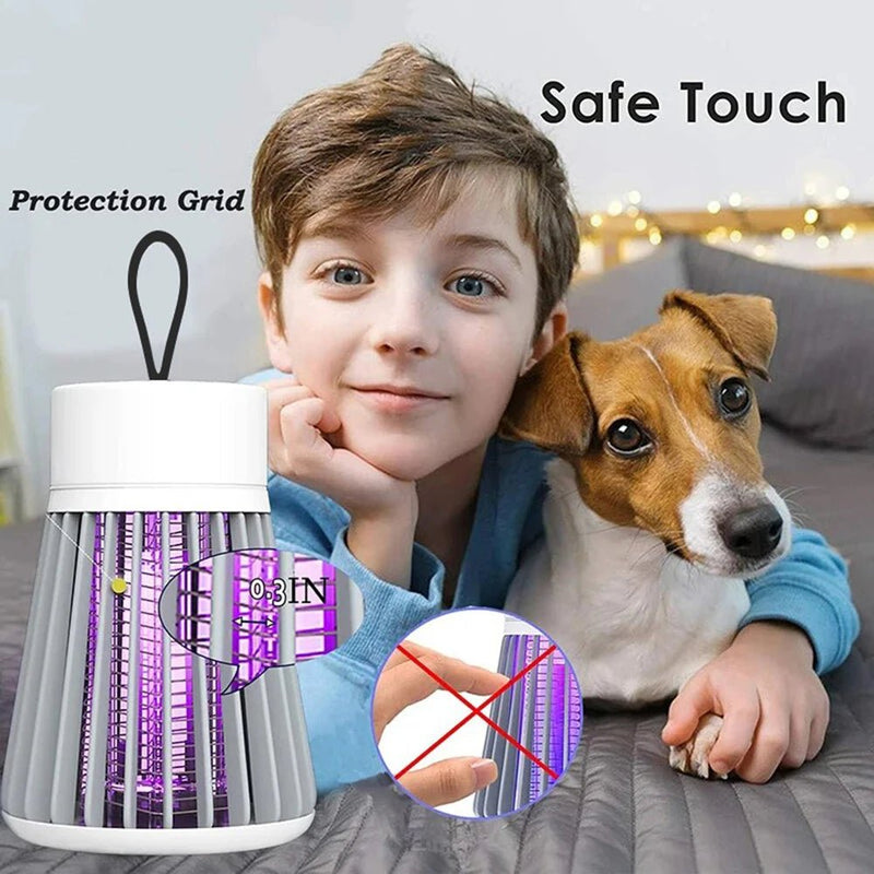Danoz PestSmart - USB Electric Shock Mosquito and Bugs🦟🐝 Killer Lamp Waterproof 2 in 1 Bug Zapper For Indoors & Outdoors Use. USB Chargeable - danozdirect