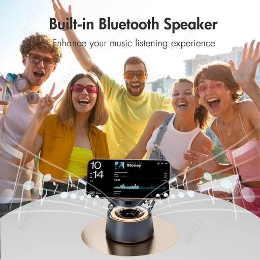 Danoz Phones - 5 in 1 Wireless Charger & Bluetooth Speaker & Night Light For Magsafe iPhone 17 16 15 14 13 12 Pro Max iWatch 11~2 AirPods Pro3 - danozdirect