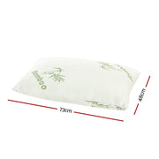 Danoz Pillows - Giselle Bedding 4 Pack Bamboo Pillow Family Hotel - danozdirect