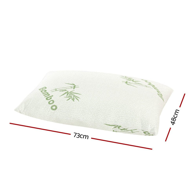 Danoz Pillows - Giselle Bedding 4 Pack Bamboo Pillow Family Hotel - danozdirect