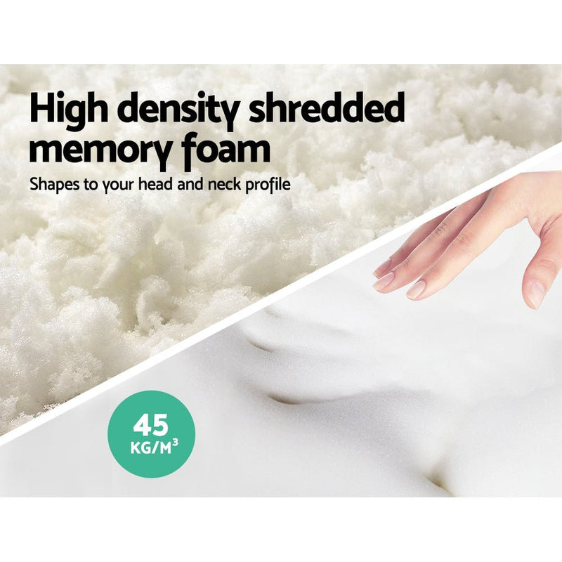 Danoz Pillows - Giselle Bedding Memory Foam Pillow 19cm Thick - 2 Pack Bundle - Free postage! - danozdirect