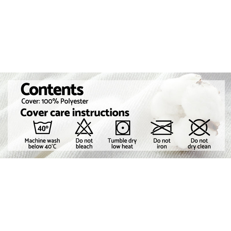 Danoz Pillows - Giselle Bedding Memory Foam Pillow 19cm Thick - 2 Pack Bundle - Free postage! - danozdirect