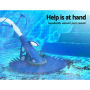 Danoz Pools 🏊 Aquabuddy Pool Cleaner Automatic Vacuum Floor Climb Swimming Wall Pool 10M Hose - Incl. Delivery - danozdirect