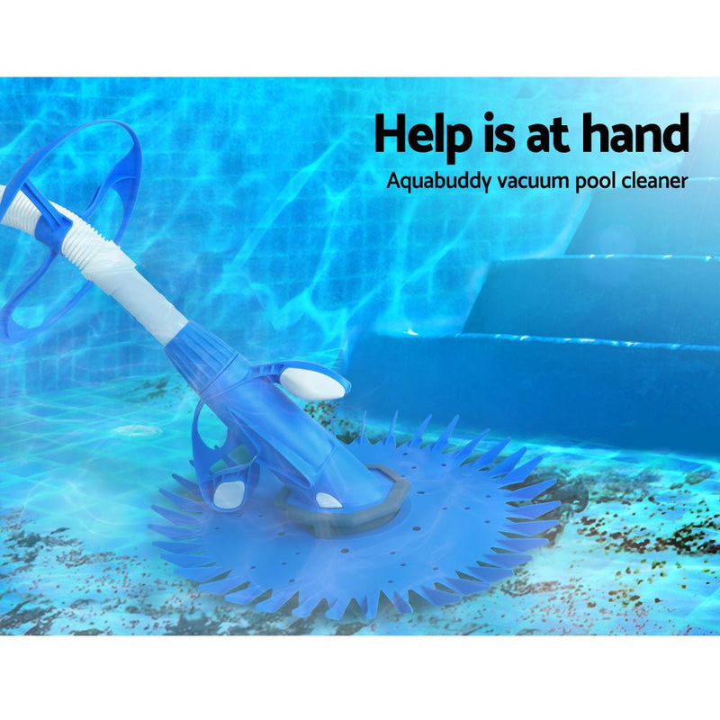 Danoz Pools 🏊 Aquabuddy Pool Cleaner Automatic Vacuum Swimming Floor Climb Wall Pool 10M Hose - Incl. Postage - danozdirect