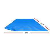 Danoz Pools 🏊 Aquabuddy Pool Cover 500 Micron 10x4m Swimming Pool Solar Blanket Blue - danozdirect
