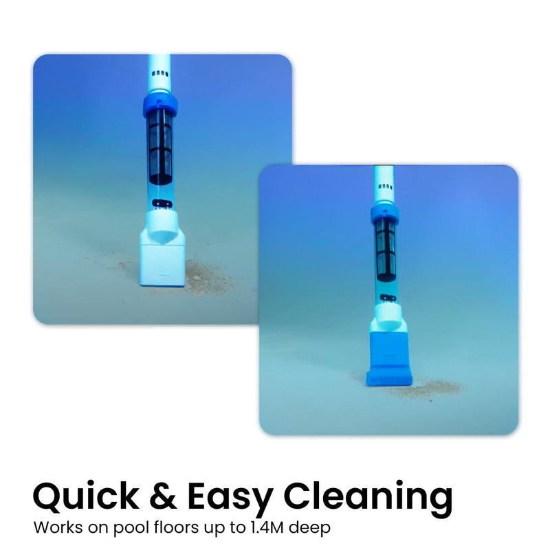Danoz Pools 🏊 Aquajack 127 Portable Rechargeable Spa and Pool Vacuum Cleaner - danozdirect