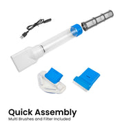 Danoz Pools 🏊 Aquajack 127 Portable Rechargeable Spa and Pool Vacuum Cleaner - danozdirect