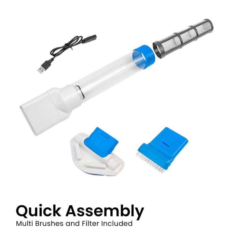 Danoz Pools 🏊 Aquajack 127 Portable Rechargeable Spa and Pool Vacuum Cleaner - danozdirect