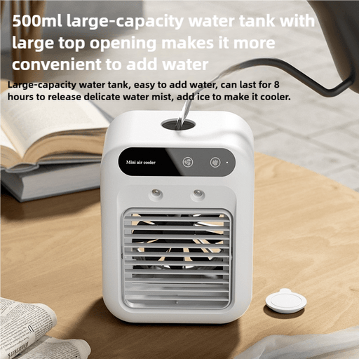 Danoz Portable Mini Air Cooler L7 with 500ml Water Tank and Humidifier Function - danozdirect