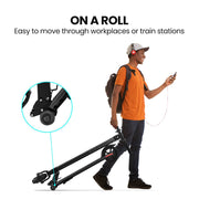 Danoz Scooters - ALPHA Peak 300W 10Ah Electric Scooter, Suspension, for Adults or Teens, Black - danozdirect