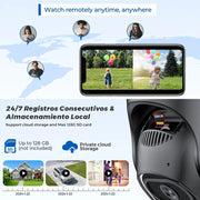 Danoz Security🔒 8MP 4K PTZ Wifi Camera! Featuring dual lenses, AI human detection, and auto Tracking - danozdirect