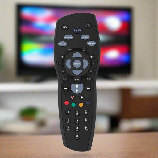 Danoz Smart - 2 x Pay TV Remote Controls Compatible with Foxtel MYSTAR SKY NEW ZEALAND - Black - danozdirect