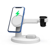 Danoz Smart - 3 In 1 Magnetic Wireless Charger Stand For Magsafe iPhone 16 15 14 13 Pro Max Apple Watch 9 8 AirPods Pro Fast Charging Station - danozdirect