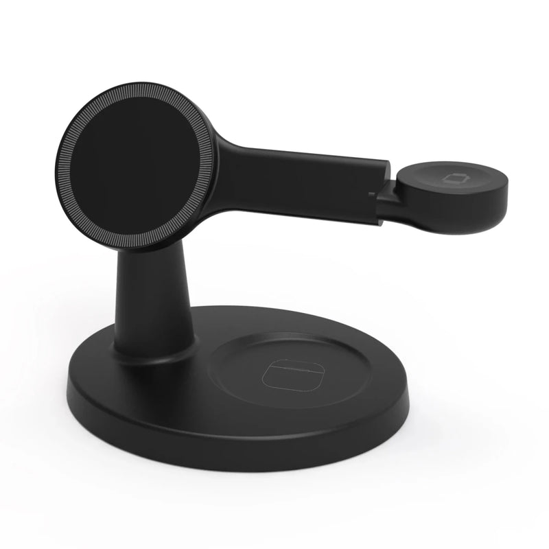 Danoz Smart - 3 In 1 Magnetic Wireless Charger Stand For Magsafe iPhone 16 15 14 13 Pro Max Apple Watch 9 8 AirPods Pro Fast Charging Station - danozdirect