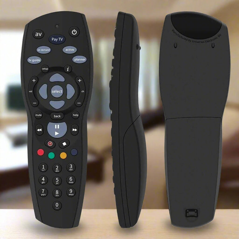 Danoz Smart - 4 x Pay TV Remote Control Compatible with Foxtel MYSTAR SKY NEW ZEALAND - Black - danozdirect