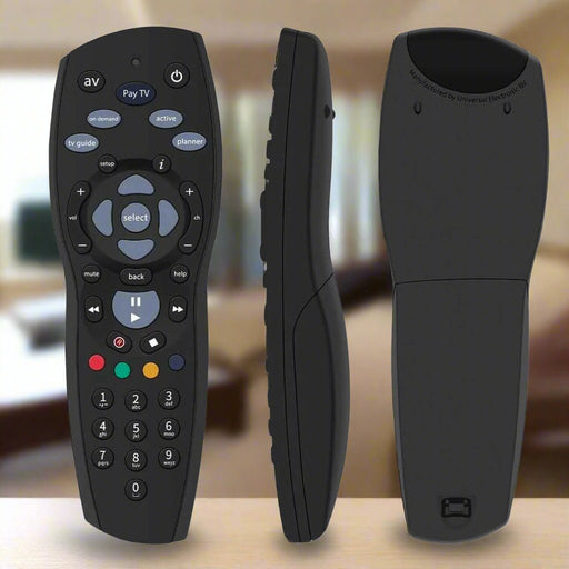 Danoz Smart - 4 x Pay TV Remote Control Compatible with Foxtel MYSTAR SKY NEW ZEALAND - Black - danozdirect