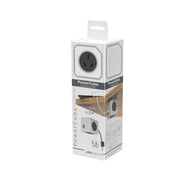 Danoz Smart - Allocacoc PowerCube Extended USB Powerboard 4 - Outlets 2 USB Ports Grey - White 1.5m - danozdirect