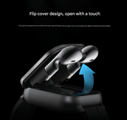 Danoz Smart - Black 2 - in - 1 Bluetooth Smartwatch with Integrated Earbuds for Sports - danozdirect
