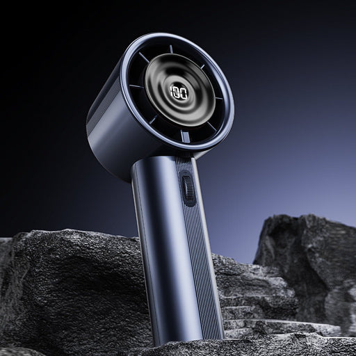 Danoz Smart - Blue High - Power Portable Handheld Fan with Digital Display - danozdirect