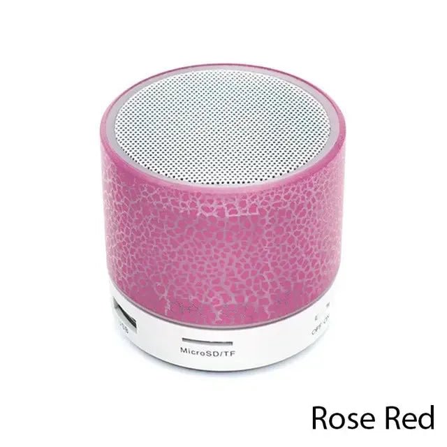 Danoz Smart 🔊Bluetooth Mini Speaker Wireless Speaker Colorful LED TF Card USB Subwoofer Portable MP3 Music Sound Column For PC Phone - danozdirect