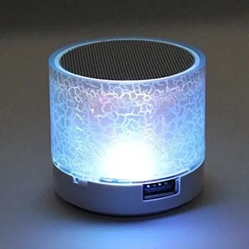 Danoz Smart 🔊Bluetooth Mini Speaker Wireless Speaker Colorful LED TF Card USB Subwoofer Portable MP3 Music Sound Column For PC Phone - danozdirect