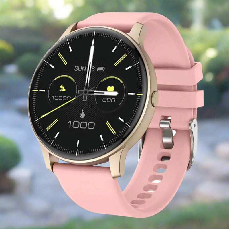 Danoz Smart - Bluetooth Talk Smartwatch Multi - Function Monitor Heart Rate / Blood Pressure / Blood Oxygen / Sleep - Pink - danozdirect