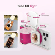 Danoz Smart - COMITOK MOCA iPhone Shooting Grip, Detachable rechargeable Bluetooth remote, DSLR Shutter/Focus Lock+Optional Fill Light/Mirror - danozdirect