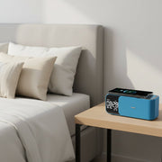 Danoz Smart - Digital Led Alarm Clock Night Light Led Bluetooth Speakers with Wireless Charger, Super Offer! - danozdirect