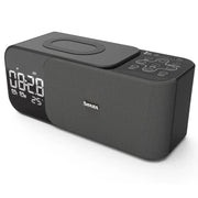 Danoz Smart - Digital Led Alarm Clock Night Light Led Bluetooth Speakers with Wireless Charger, Super Offer! - danozdirect