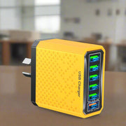 Danoz Smart - Fast Charger 6 IN 1 6 Ports Multii Charger USB Fast Charging Charger 3.1A QC3.0 Quick Charger Adapter Australian Charger - Buy 1 Get 1 Free - danozdirect