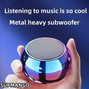 Danoz Smart 🔊 M3 Flash Wireless Bluetooth Speaker Portable Small Steel Gun Metal Heavy Subwoofer Outdoor Mini Bluetooth Small Speaker - danozdirect