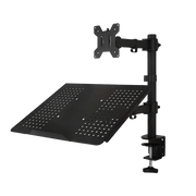 Danoz Smart - Monitor Mount & Laptop and Tablet Shelf Stands Holders Adjustable Workspace Arm - danozdirect