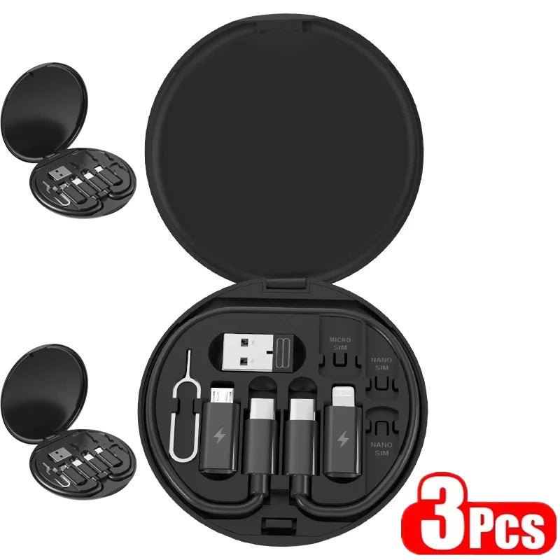 Danoz Smart - Multi USB Type C to C 60W Charging Adapter Cable Kit USB C to Lighting Conversion Set USB A & Type C to Micro/Type C/Lighting - Buy 1 get 1 Free - danozdirect