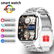 Danoz Smart - New Ultra Thin Smart Watch men 1.96" AMOLED 360*360 HD Pixel Display Always Show Time Call Reminder Smartwatch Ladies For huawei - danozdirect