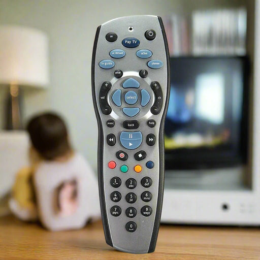 Danoz Smart - PayTV Remote Control Compatible with Foxtel Standard IQ IQ2 IQ3 IQ4 HD - Silver - danozdirect