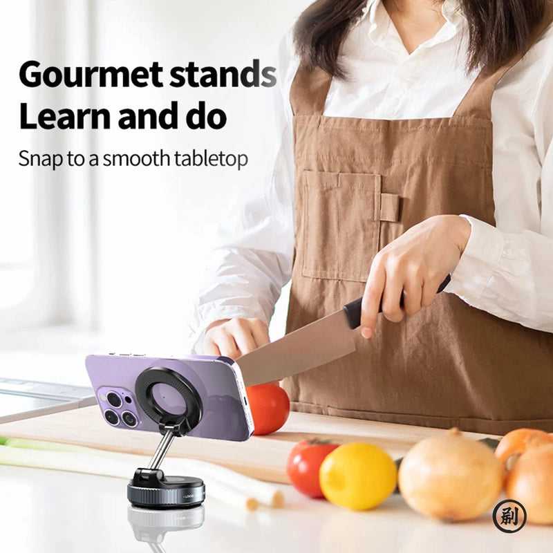 Danoz Smart - Phone Magnetic Stand Mechanical Vacuum Suction Cup Rotate 360° Magnetic Adsorption Bracket Navigation Universal Holder - Buy 1 Get 1 Free! - danozdirect