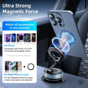 Danoz Smart - Phone Magnetic Stand Mechanical Vacuum Suction Cup Rotate 360° Magnetic Adsorption Bracket Navigation Universal Holder - Buy 1 Get 1 Free! - danozdirect