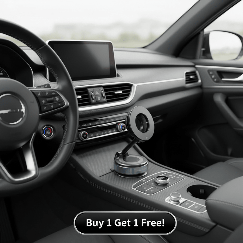 Danoz Smart - Phone Magnetic Stand Mechanical Vacuum Suction Cup Rotate 360° Magnetic Adsorption Bracket Navigation Universal Holder - Buy 1 Get 1 Free! - danozdirect