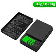 Danoz Smart - Precision Pocket Scale 1000g X 0.01g - Digital Gram, Food, Jewelry, Ounces/Grains Scale with Backlit LCD - Mini Scale for Travel - danozdirect