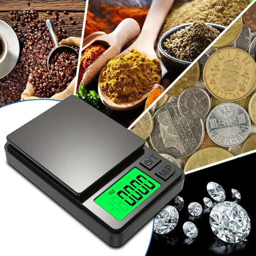 Danoz Smart - Precision Pocket Scale 1000g X 0.01g - Digital Gram, Food, Jewelry, Ounces/Grains Scale with Backlit LCD - Mini Scale for Travel - danozdirect