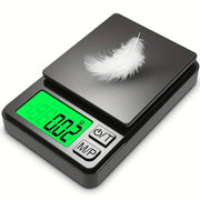 Danoz Smart - Precision Pocket Scale 1000g X 0.01g - Digital Gram, Food, Jewelry, Ounces/Grains Scale with Backlit LCD - Mini Scale for Travel - danozdirect