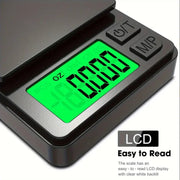 Danoz Smart - Precision Pocket Scale 1000g X 0.01g - Digital Gram, Food, Jewelry, Ounces/Grains Scale with Backlit LCD - Mini Scale for Travel - danozdirect