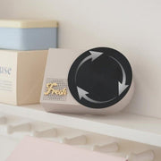 Danoz Smart - Retro Phonograph Bluetooth Speaker - Rotating Disc, Bluetooth 5.3, AUX/TF Card, 8H Playtime(Black and white) - danozdirect