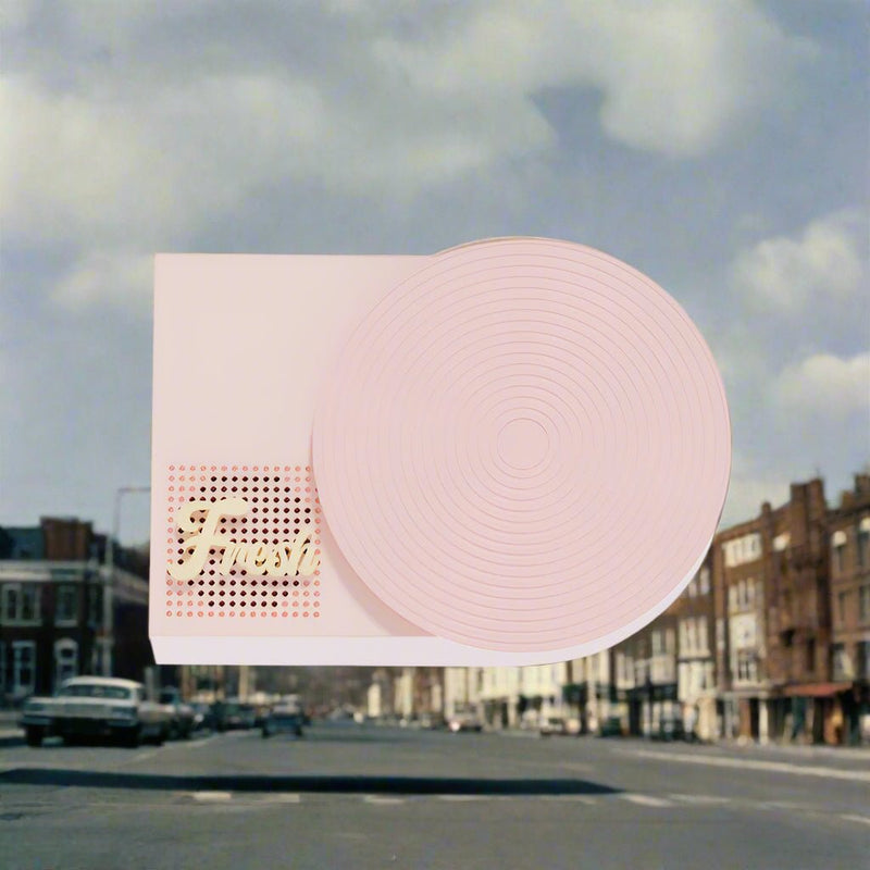 Danoz Smart - Retro Phonograph Bluetooth Speaker - Rotating Disc, Bluetooth 5.3, AUX/TF Card, 8H Playtime(Pink) - danozdirect