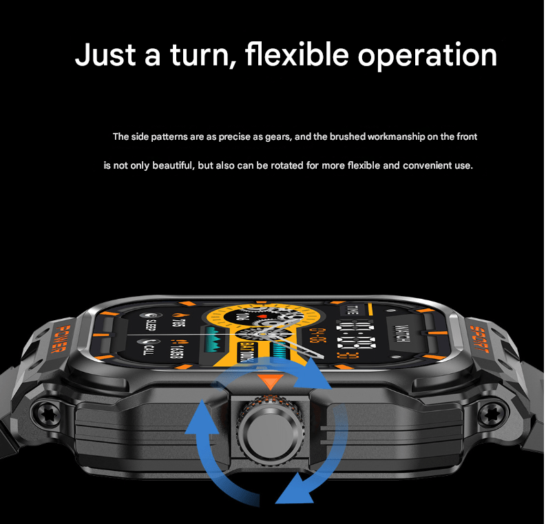 Danoz Smart - Silver 2 - in - 1 Smartwatch with Earbuds and 2.01 - Inch HD Screen for Sports - danozdirect