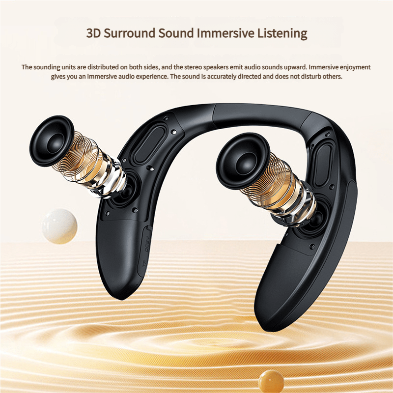 Danoz Smart - Stylish Neckband Wireless Bluetooth Speaker - Unleash Your Audio Freedom - danozdirect