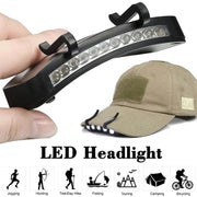 Danoz Smart - Super Bright LED Headlamp Clip On Cap Hat Torch for Outdoor Fishing Camping Hunting - Buy 1 Get 1 Free! - danozdirect