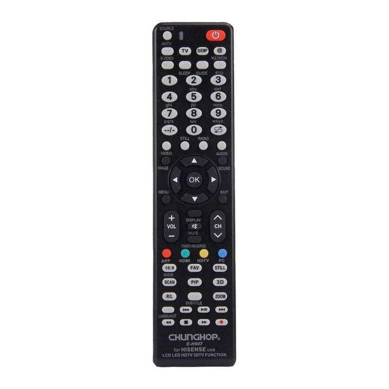 Danoz Smart - Universal TV Remote Control For Hisense LCD LED HDTV HD Smart UHD Plasma - danozdirect