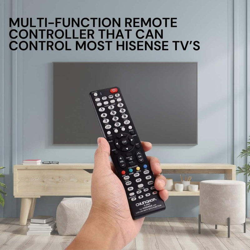 Danoz Smart - Universal TV Remote Control For Hisense LCD LED HDTV HD Smart UHD Plasma - danozdirect