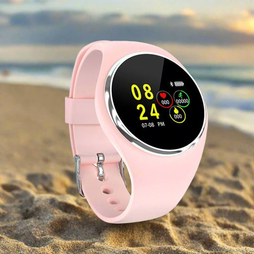 Danoz Smart - Waterproof Bluetooth Smartwatch With Call / Heart / Bp / Sleep Monitoring - Ip67 - Pink - danozdirect